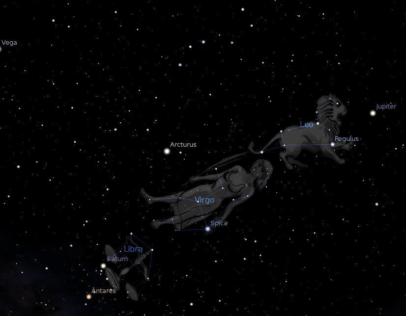 05 14 15 Ephemeris The Constellation Virgo In Mythology Bob Moler S Ephemeris Blog