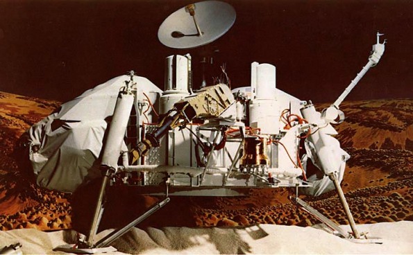 Model of the Viking lander
